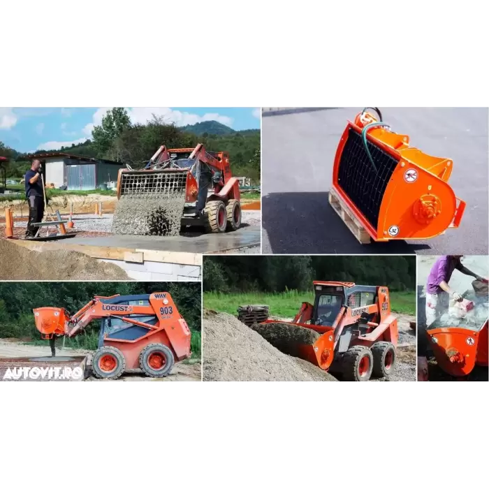 Cupa malaxor pentru mini incarcator