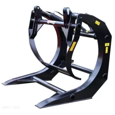 Graifer forestier pentru buldoexcavatoare, tractoare sau încărcătoare frontale