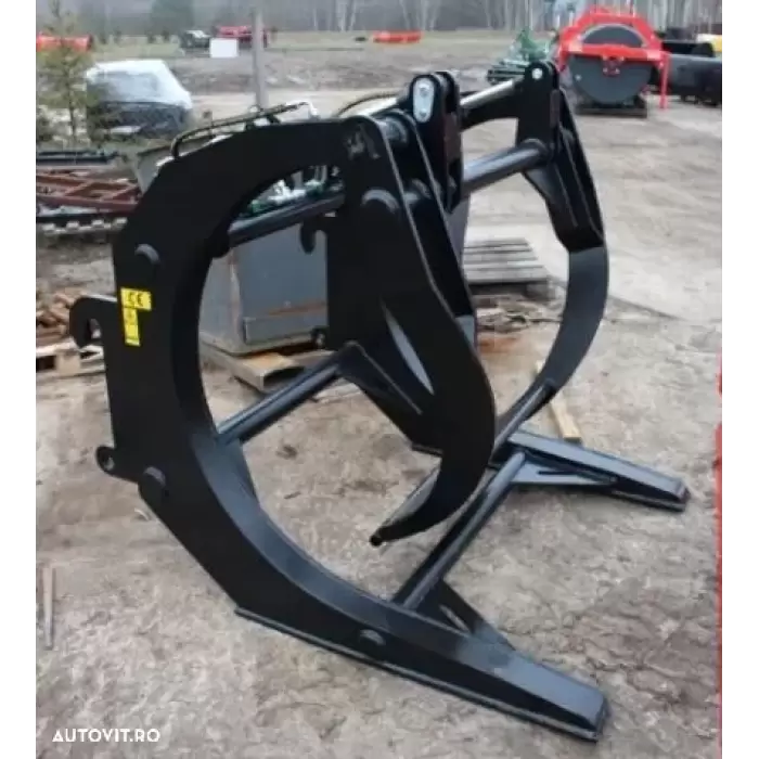 Graifer forestier pentru buldoexcavatoare, tractoare sau încărcătoare frontale