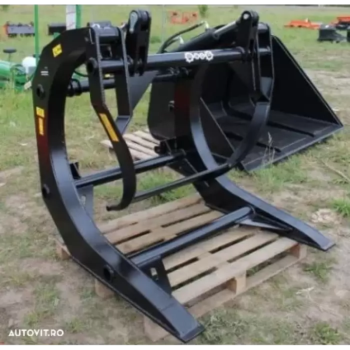 Graifer forestier pentru buldoexcavatoare, tractoare sau încărcătoare frontale