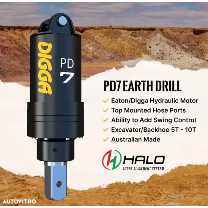 Foreza burghiu buldoexcavator Digga Foreza burghiu buldoexcavator Digga